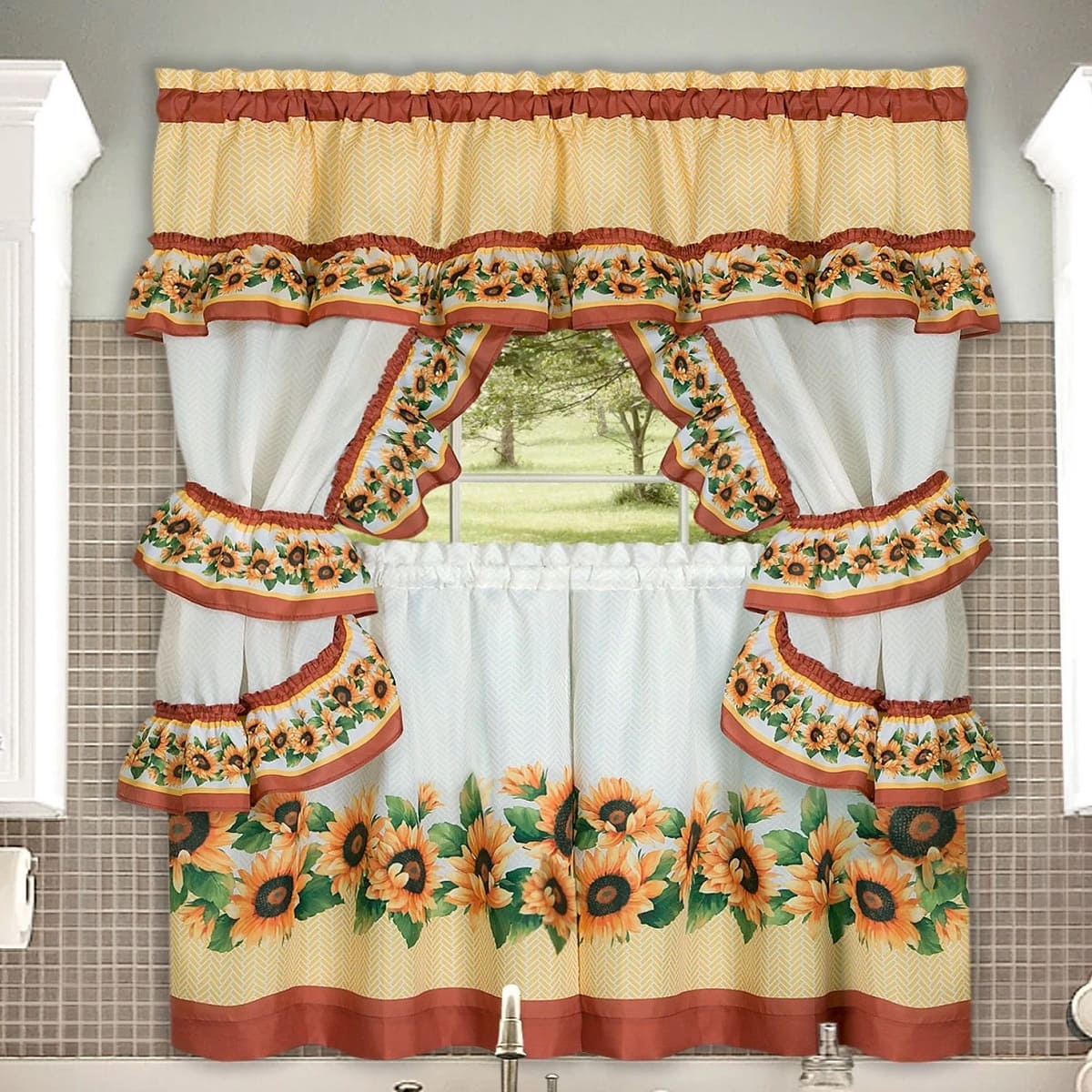 11 Best Kitchen Curtains Valances And Swags for 2024