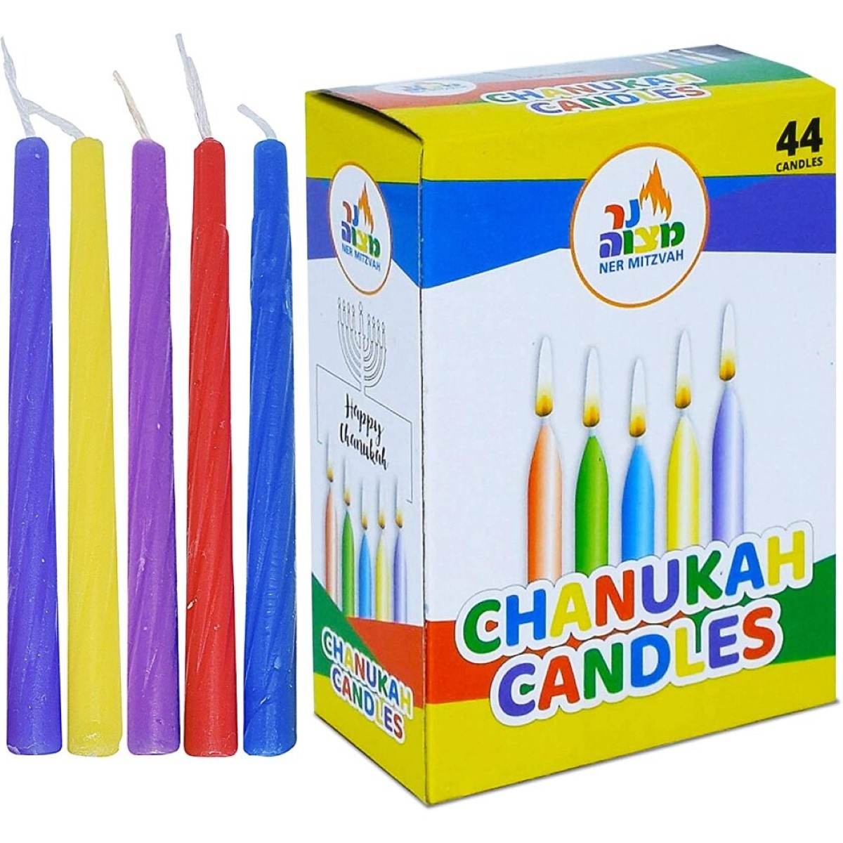 11 Unbelievable Menorah Candles Premium Quality By Ner Mitzvah for 2023