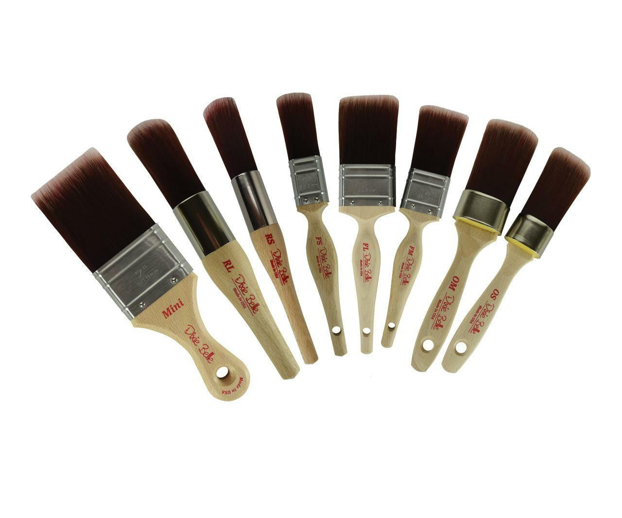 3X 6 inch Wide Bristle Hair Wooden Handle Paint Brush Wall Painting Tool