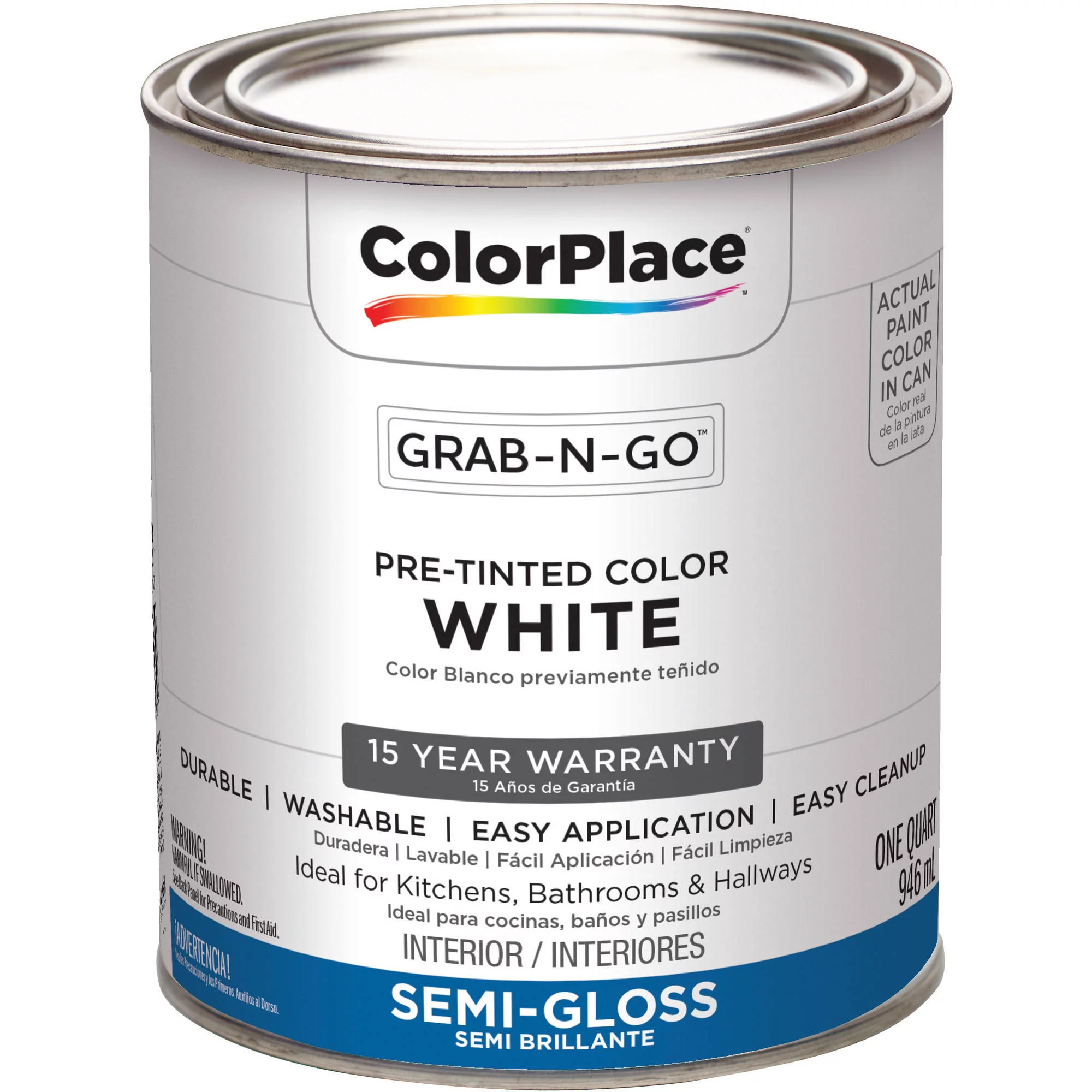 Apple Barrel White Acrylic Paint 32 Fl Oz (Pack of 1) 1 Quarts (Pack of 1)  White