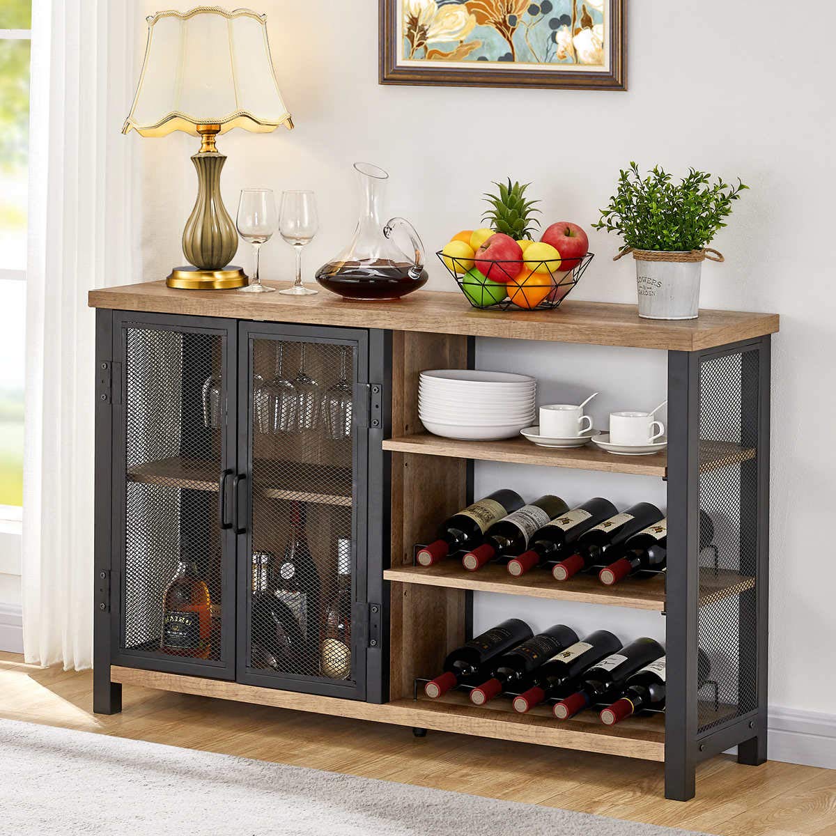 12 Best Wine Rack Buffet Table For 2024