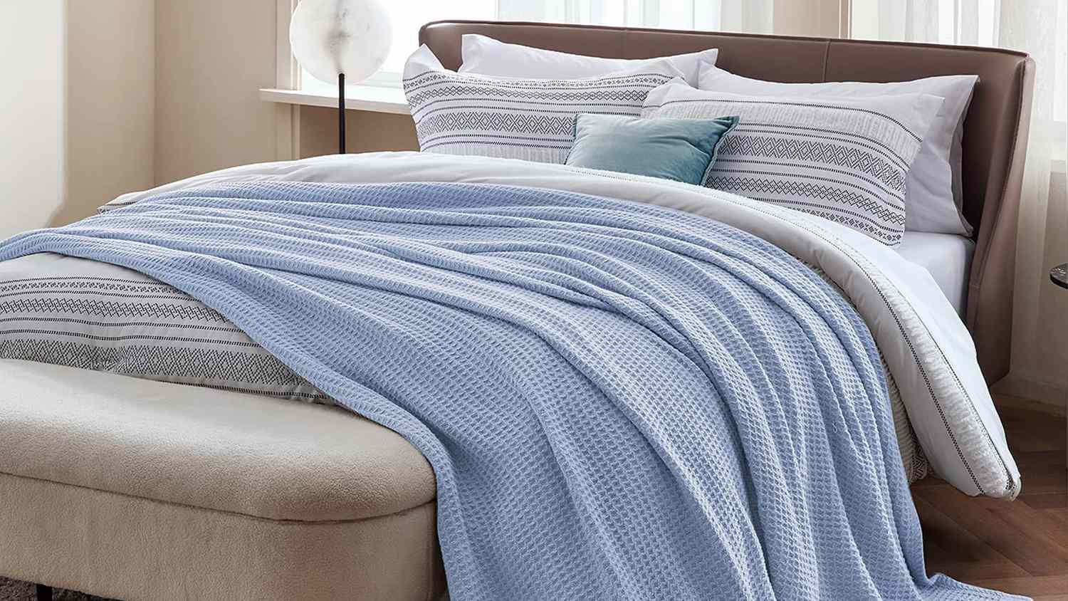 Utopia Bedding 100% Cotton Blanket (Queen Size - 90x90 Inches