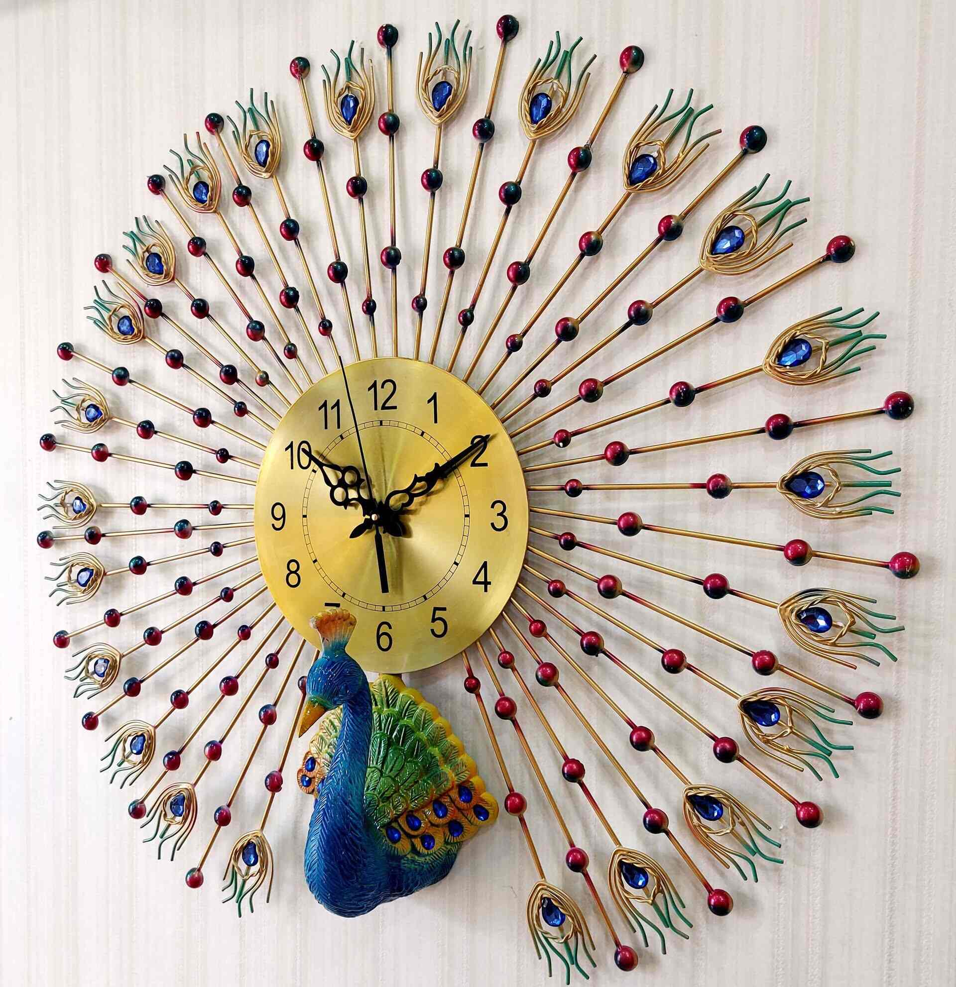 13 Best Peacock Wall Clock for 2024