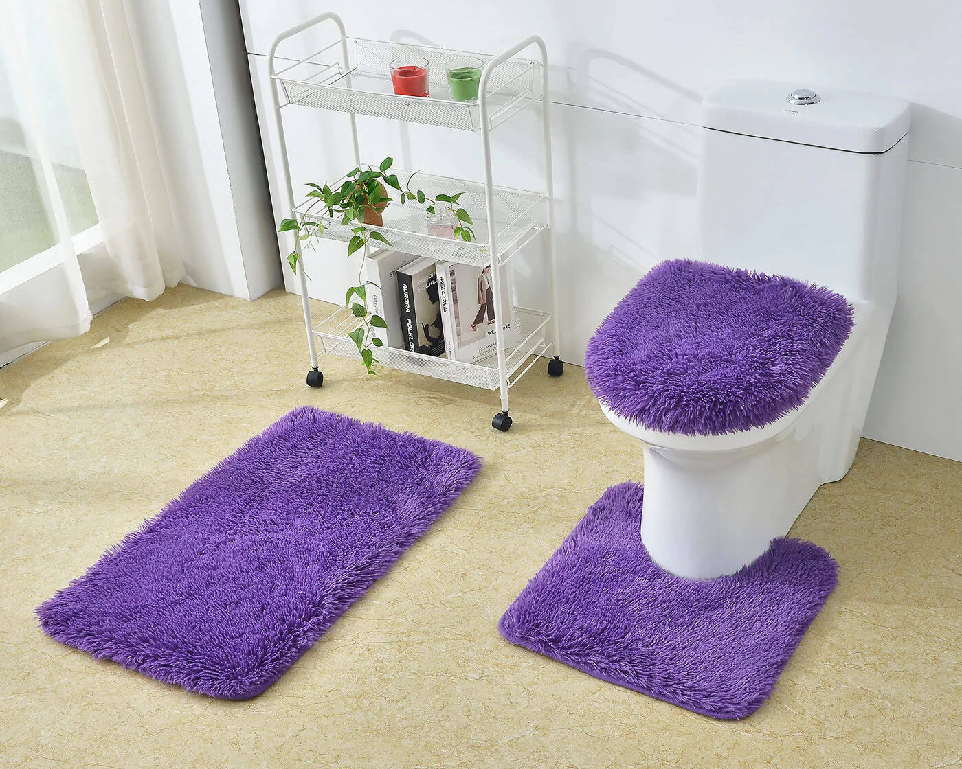 13 Best Purple Bathroom Rugs for 2024