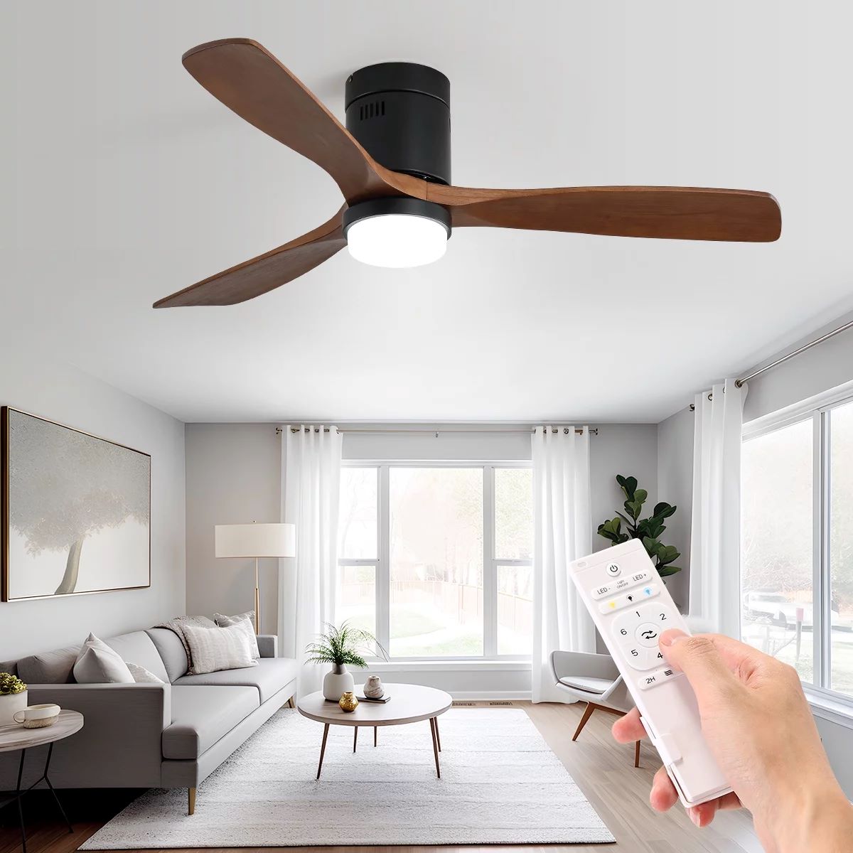 13 Unbelievable Flush Mount Ceiling Fan With Remote for 2024
