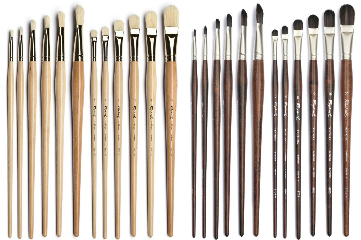 AIT Art Mini Liner Detail Paint Brushes, Size 0, Pack of 3, Handmade in USA  for Trusted Performance Painting Small Details with Oil, Acrylic, and