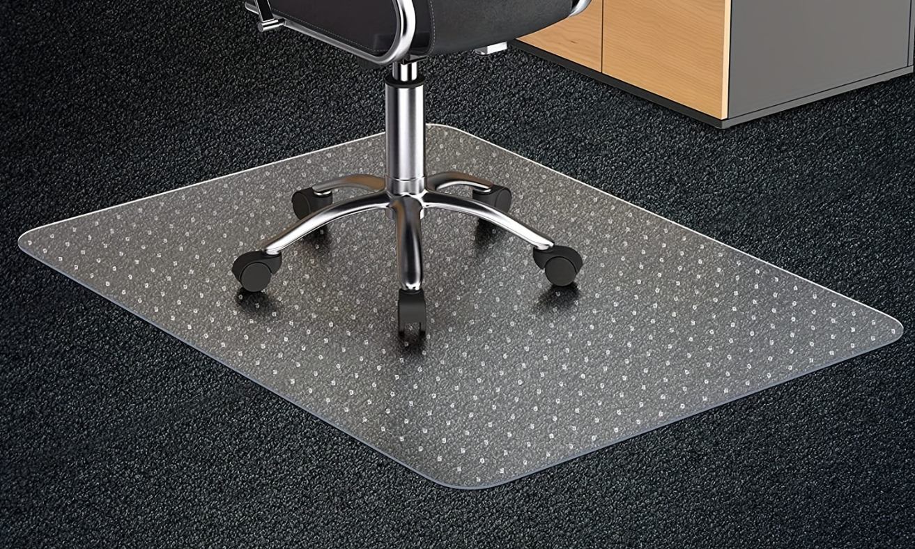 Ilyapa Office Chair Mat for Hardwood Floors 36 x 48 - Black Floor Mats -  ilyapa