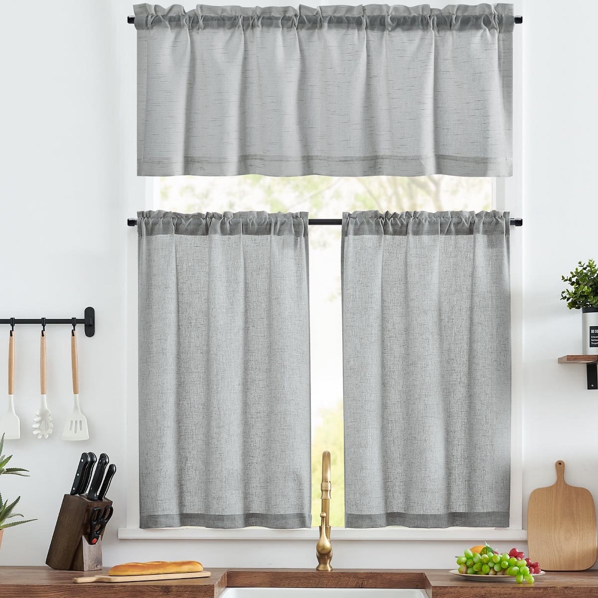 15 Best Kitchen Curtains And Valances Set 24 Inches for 2024