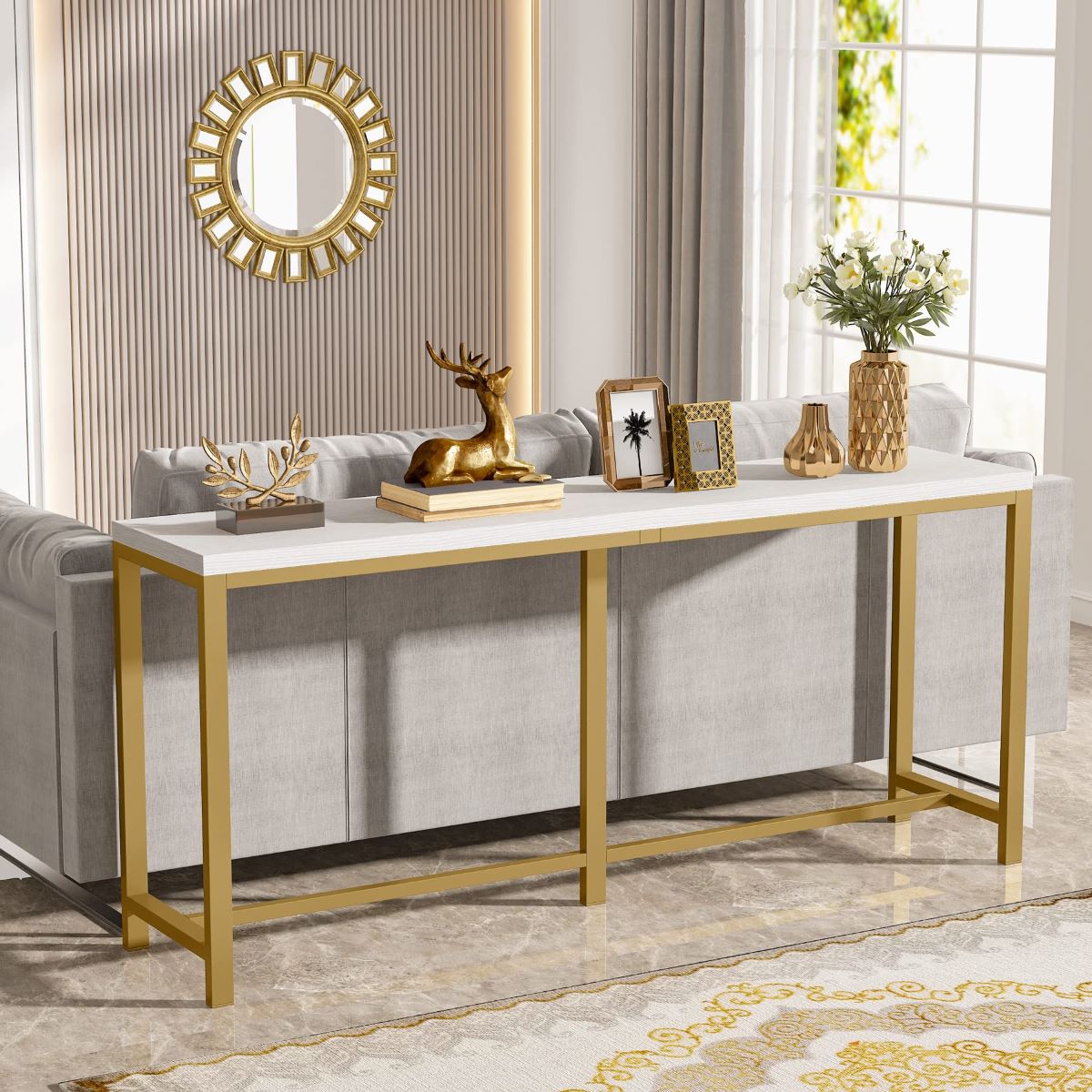 15 Best Gold Console Table For 2024