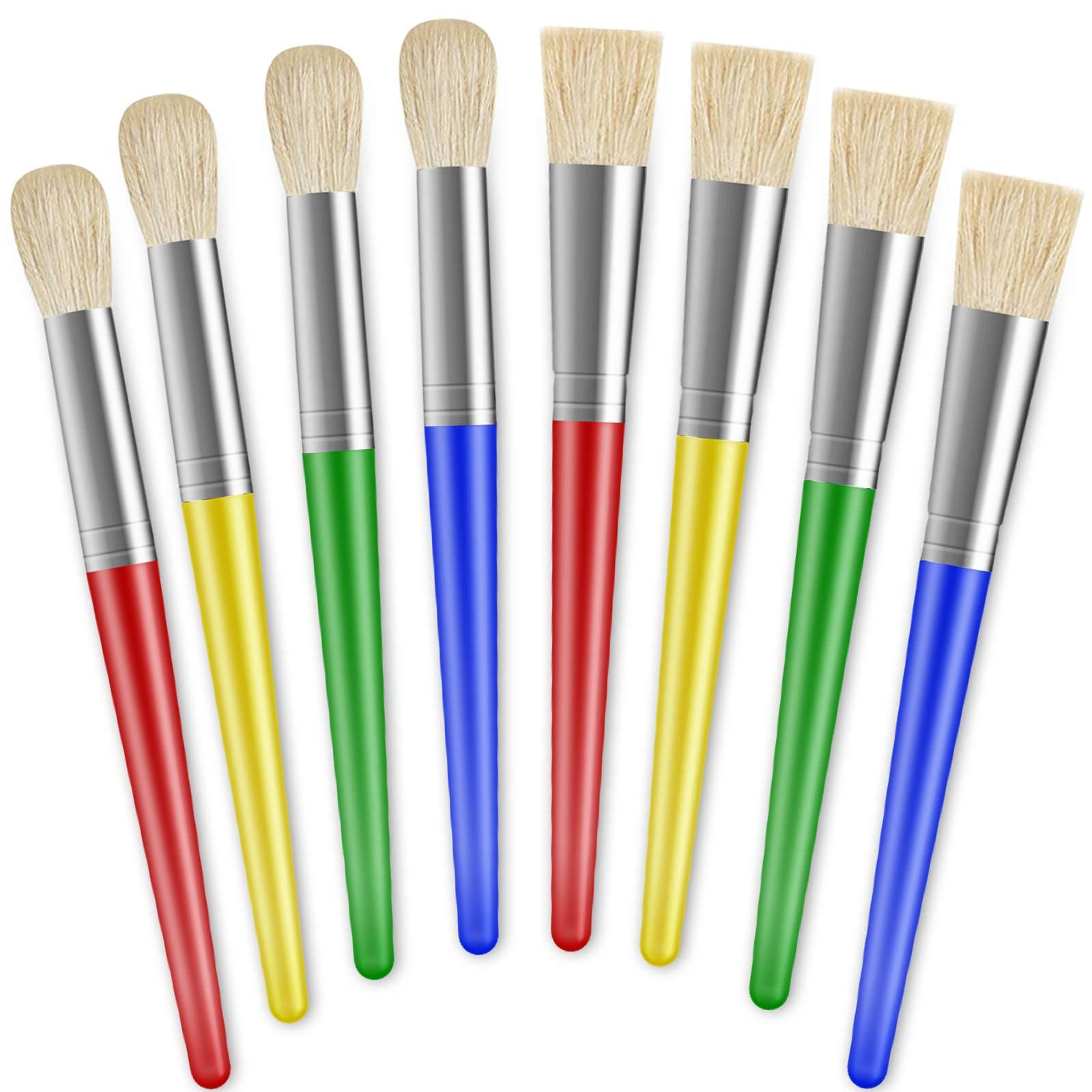 Paint Sponges for Kids, Sponge Painting Brushes, Early Learning Kids  Painting Kits Early Learning Foam Brushes, Art Crafts Sponge Brush, Fabric  Paint