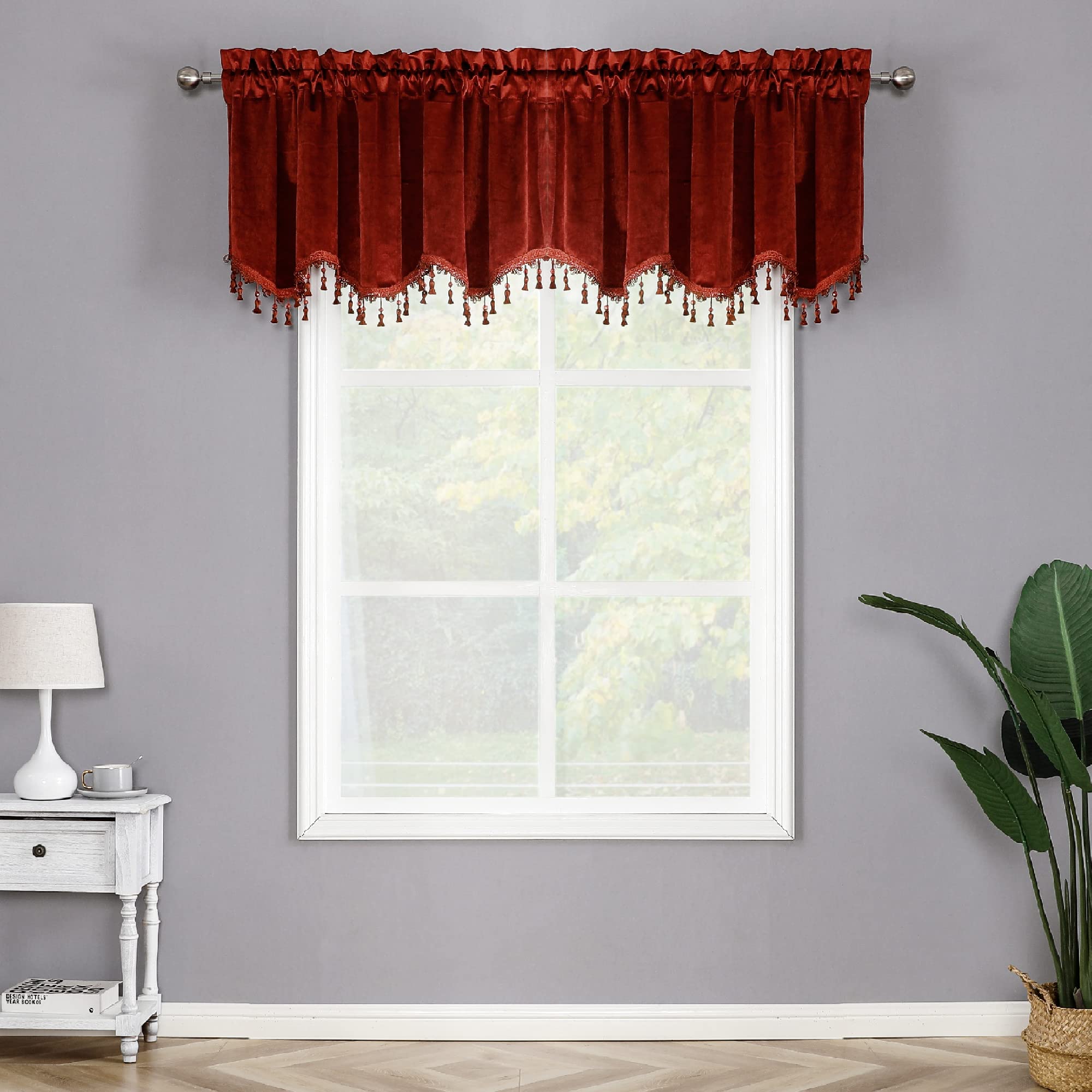 15 Incredible Burgundy Valances For Windows for 2024