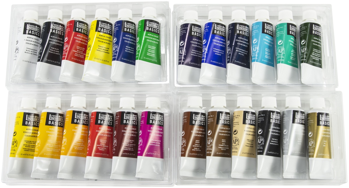 12 Pack: Liquitex BASICS® Acrylic Paint, 4oz. 