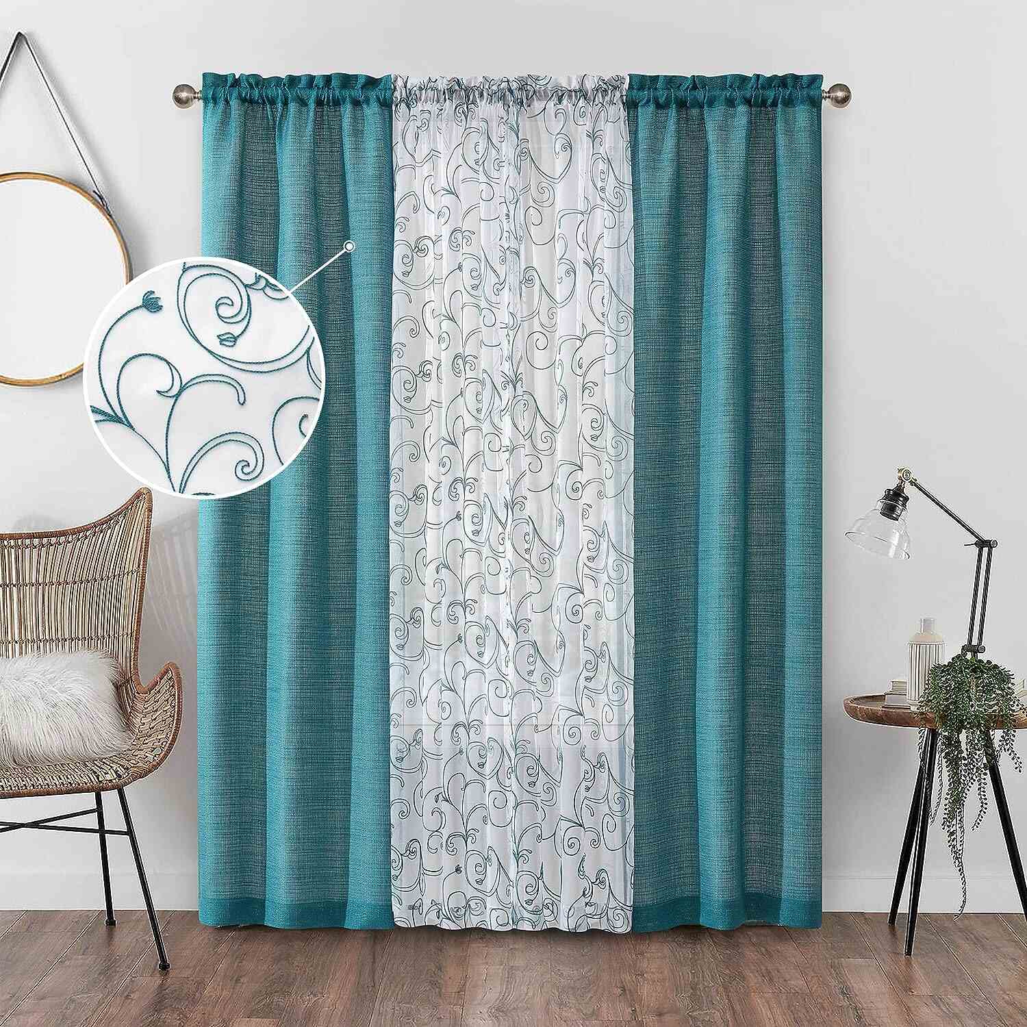 15 Unbelievable Teal Curtains for 2024