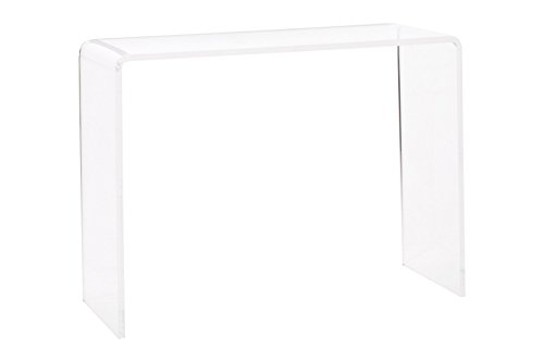 Clear Acrylic Console Table, 29hx38wx15