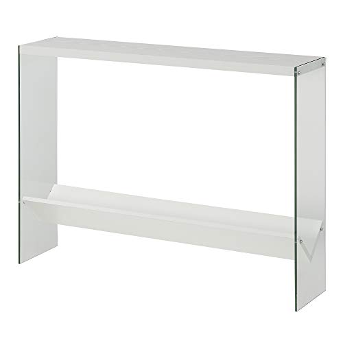 SoHo Glass V Console Table