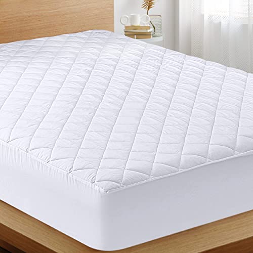 Quilted Fitted Mattress Pad (King)