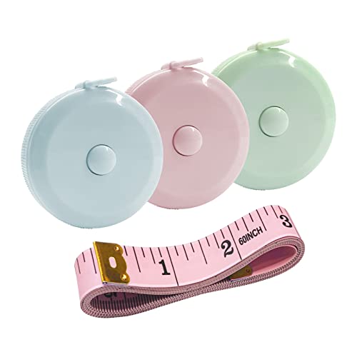 12 Packs Soft Tape Measure Body Measuring Tape, Small Fabric Sewing Tailor  Cloth Waist Pink Mini Tape Measure Body Measuring Tape for Body