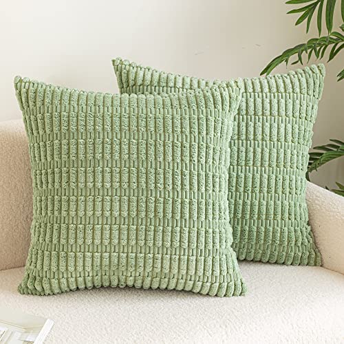 AQOTHES Spring Sage Green Decorative Throw Pillow Covers