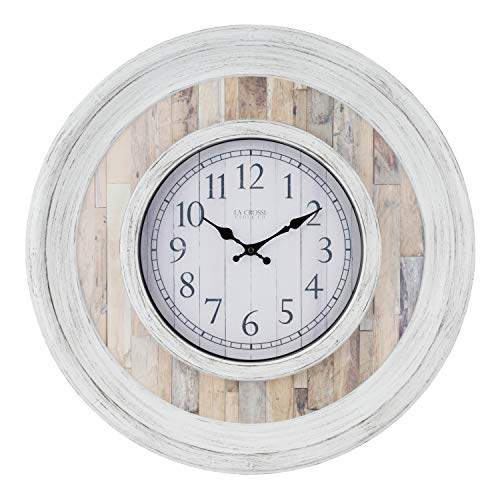 La Crosse Weathered Wood Wall Clock