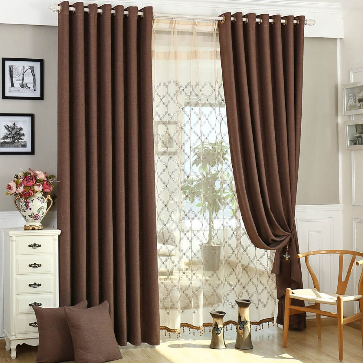 8 Amazing Brown Drapes for 2024