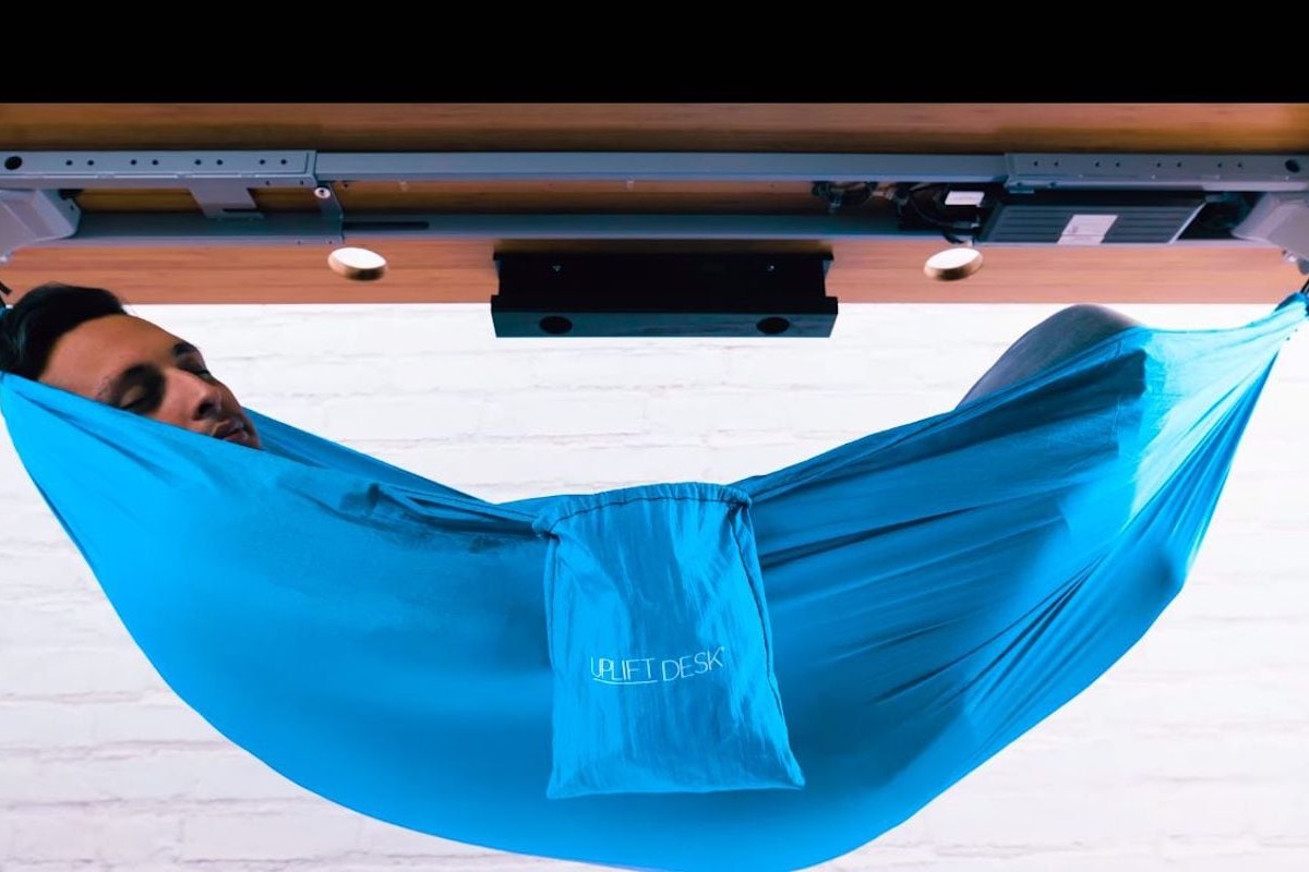 A few improvements into 2021; everyone needs a desk foot hammock