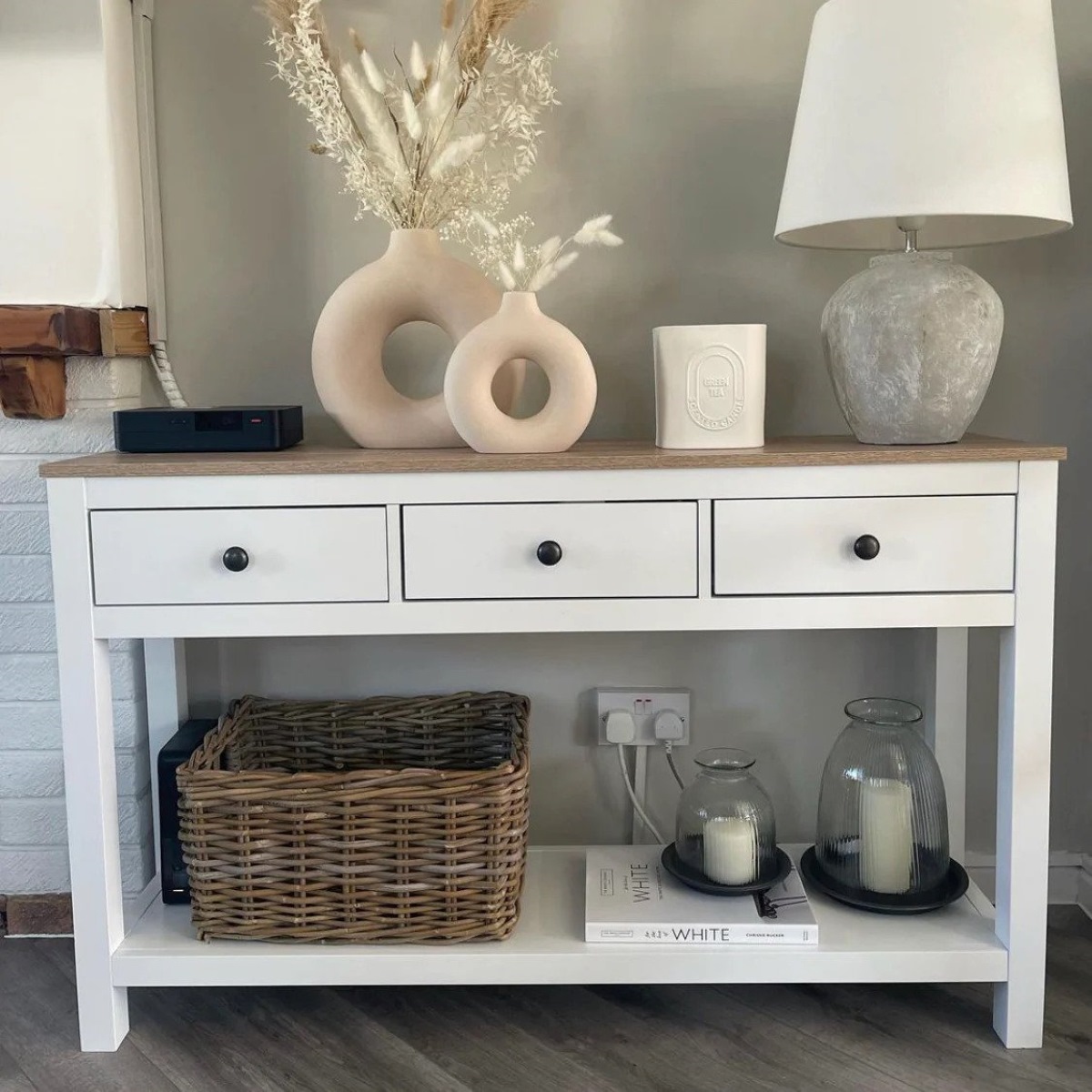 9 Amazing White Console Table With Drawers For 2023