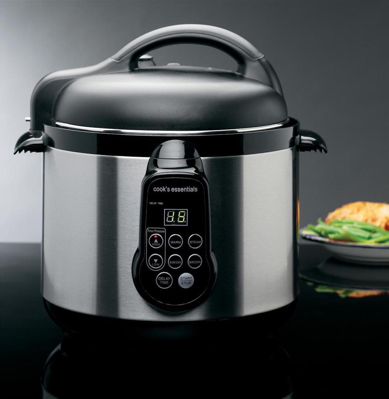 Zavor LUX Edge, 4 Quart Programmable Electric Multi-Cooker: Pressure  Cooker, Slow Cooker, Rice Cooker, Yogurt Maker, Steamer and more -  Stainless
