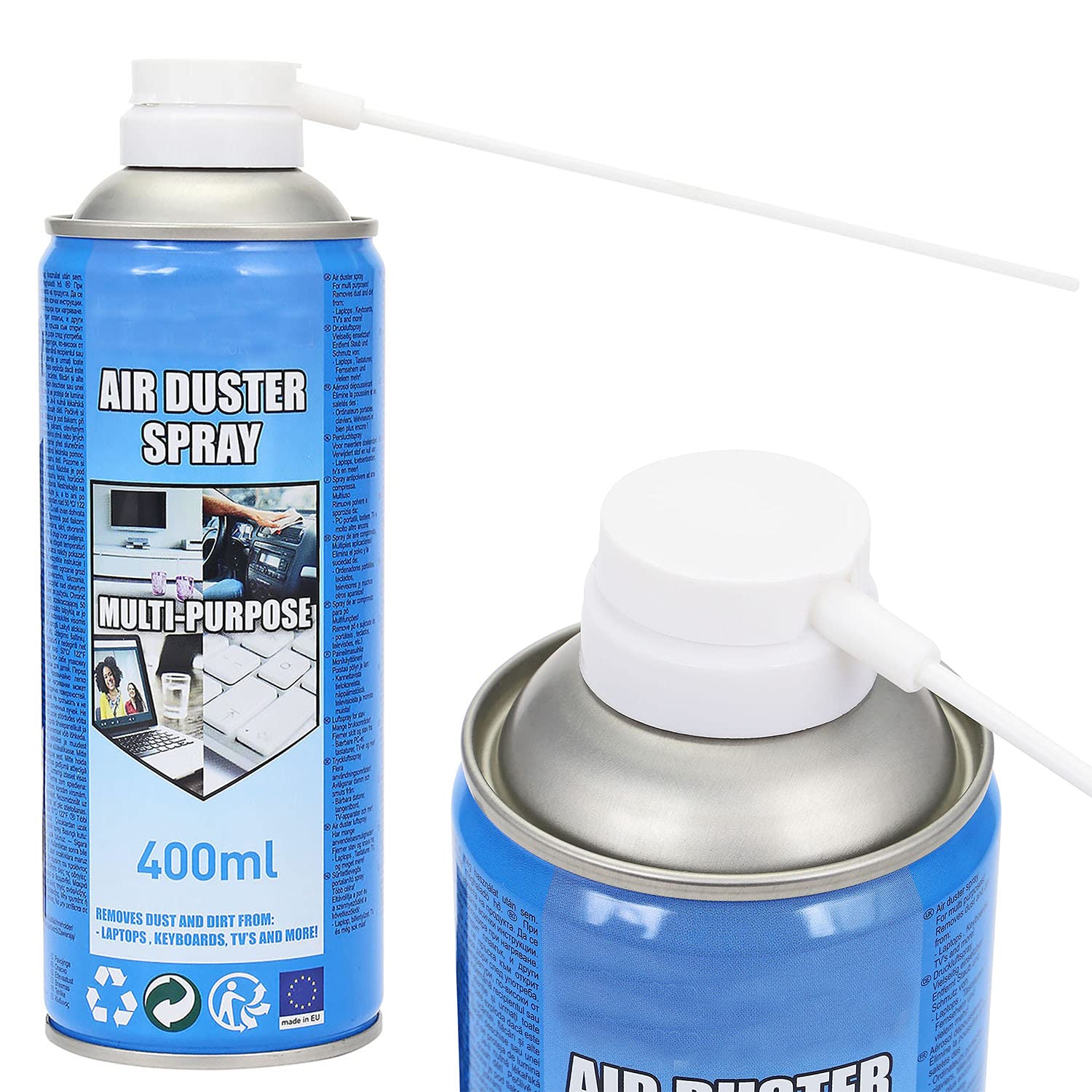 Is air duster (canned air) safe on my computer and other electronics?