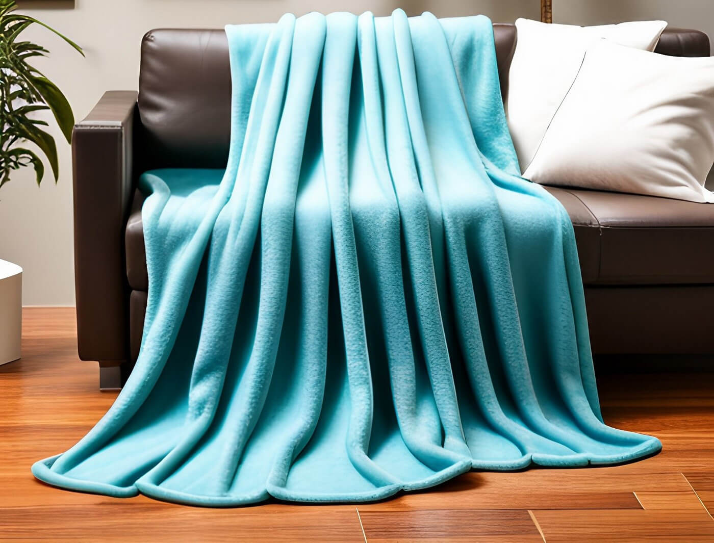 Superior Ultra-Plush Fleece Blankets, Thick, Cozy and Warm Premium Quality  Fleece, Velvety Soft Bed Blankets and Throws, King, Turquoise
