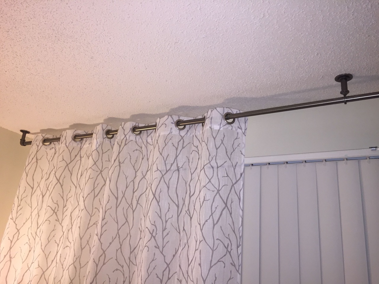 How Far From Ceiling To Hang Curtains
