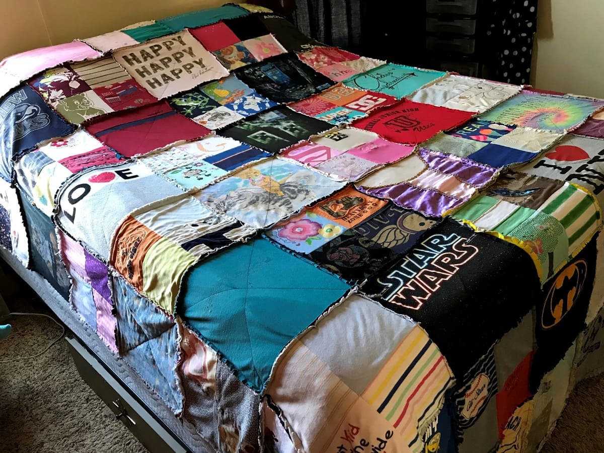 How Many Shirts Are Needed For A Quilt
