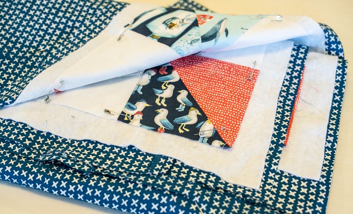 How To Baste A Quilt With Pins