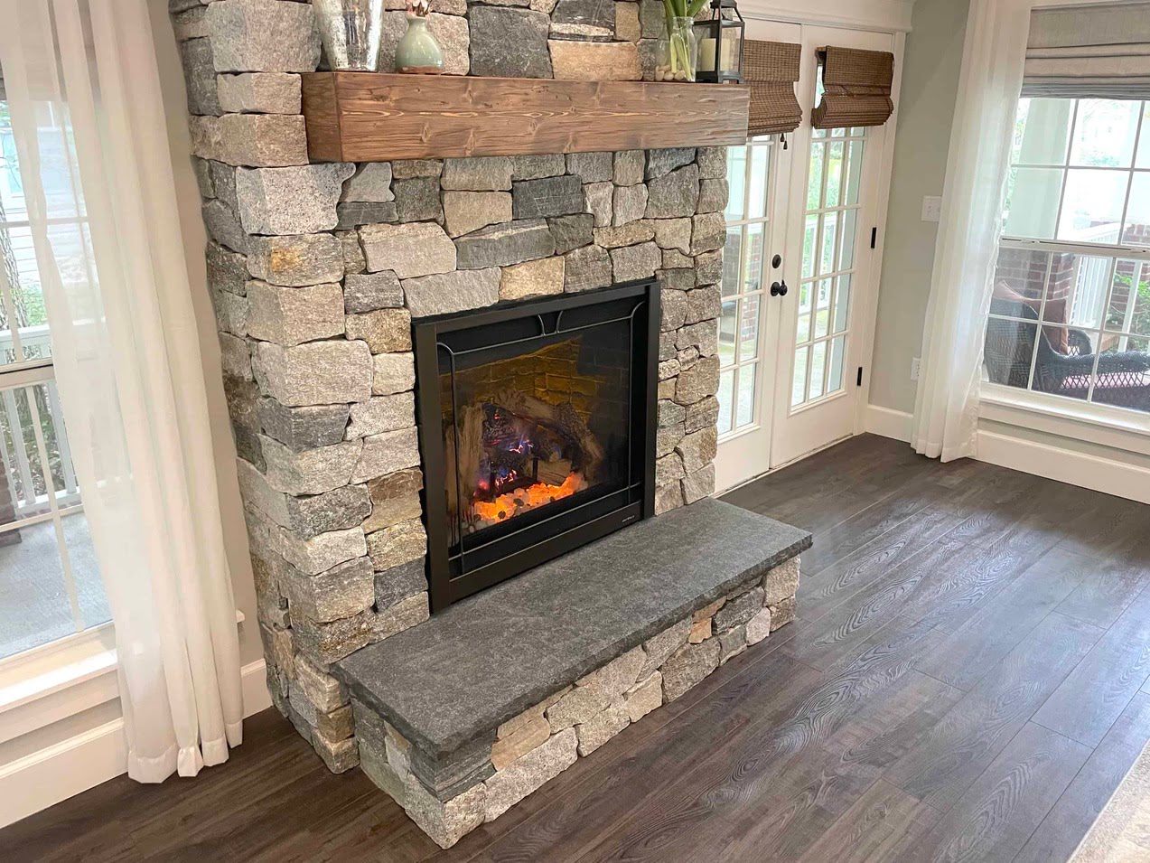 How To Build A Stone Fireplace