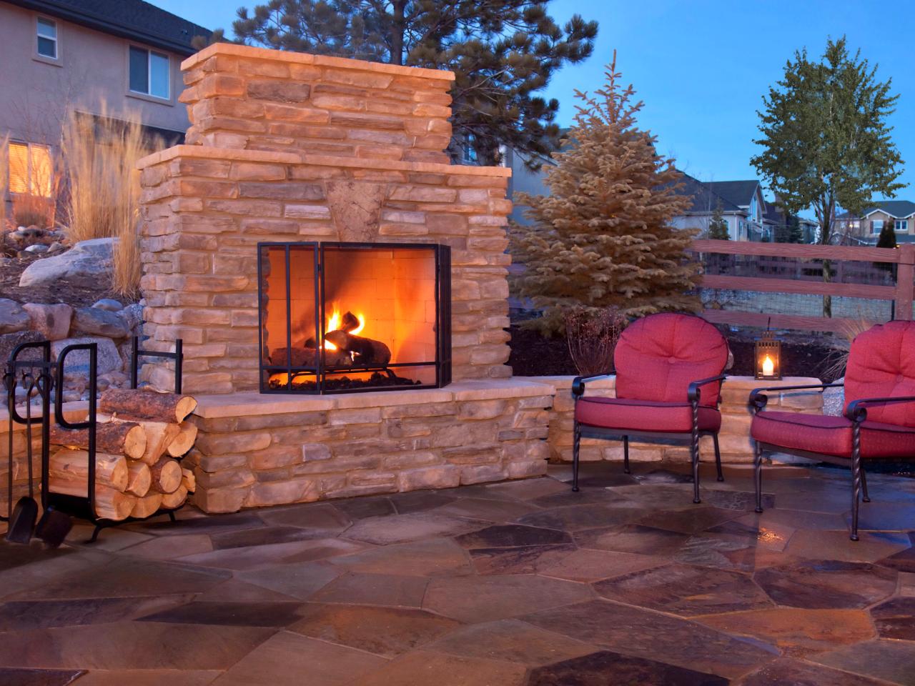 How To Build Outdoor Fireplace With Chimney