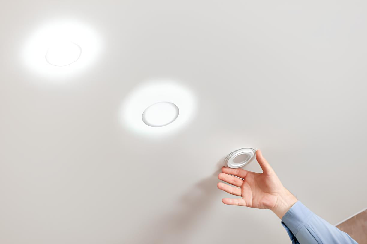 How To Change An LED Bulb In A Recessed Ceiling Light With Cover