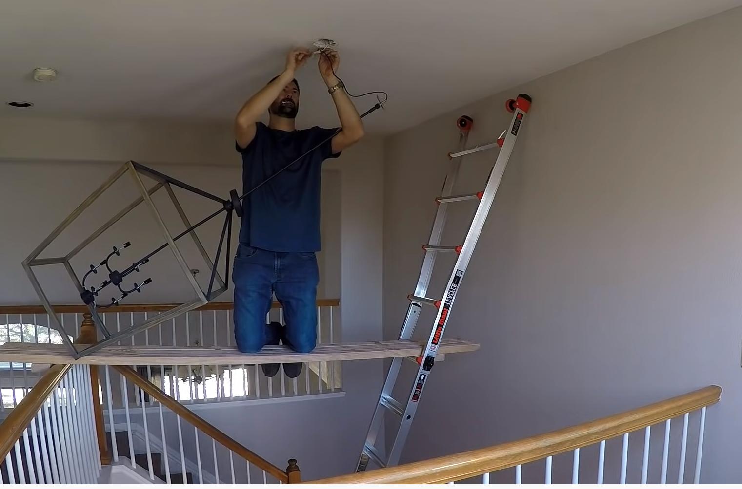 How To Change Bulb In A High Ceiling
