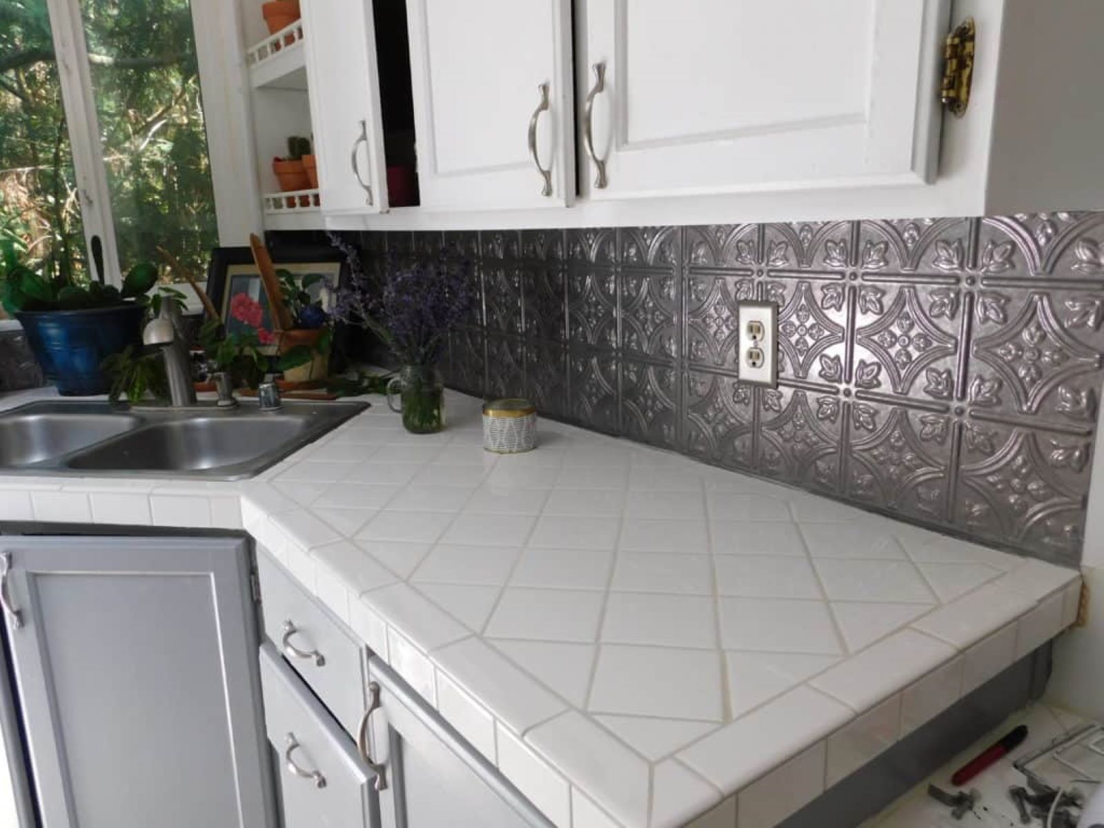 How To Cover Kitchen Tile Countertops