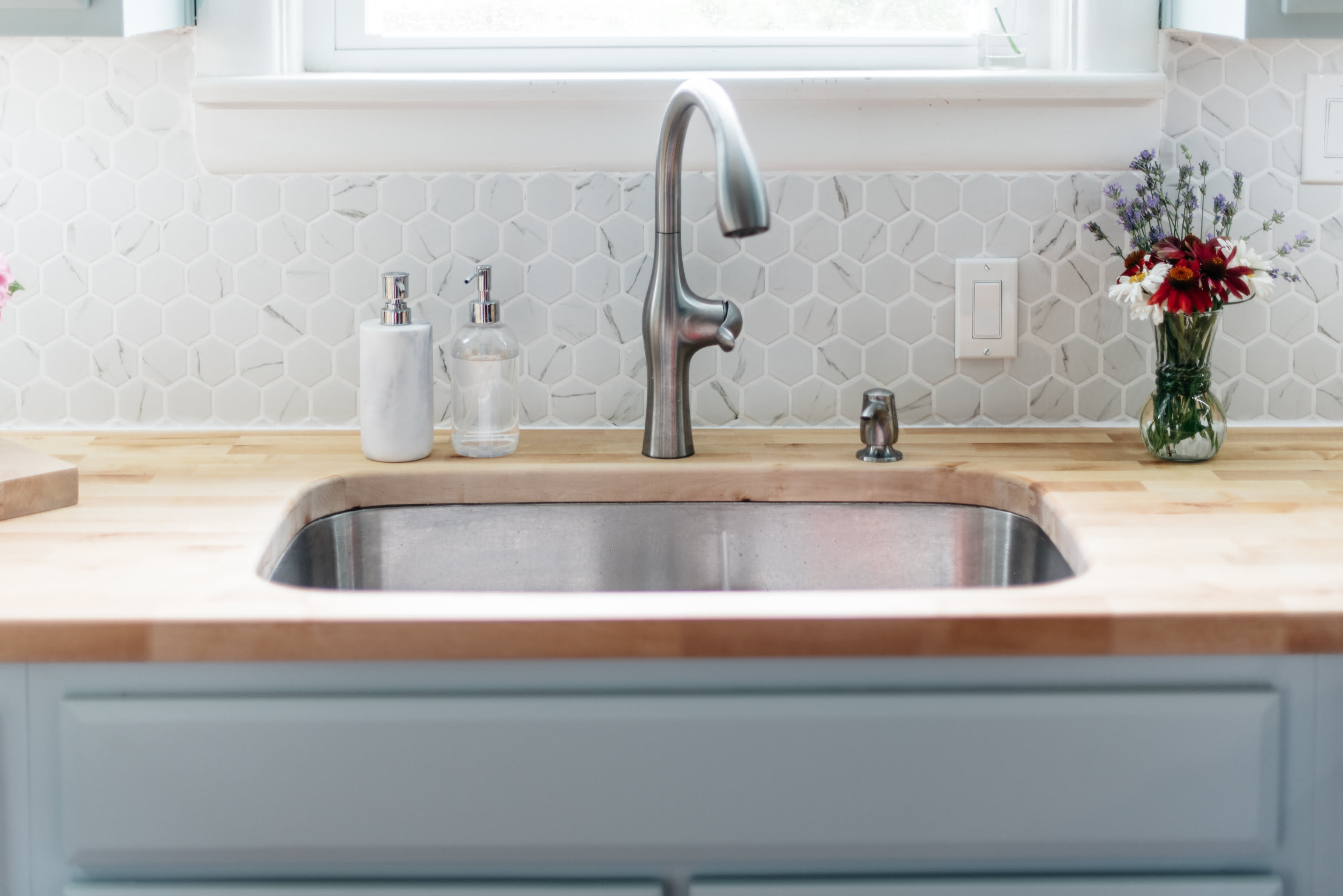 How To Cut Butcher Block For Sink