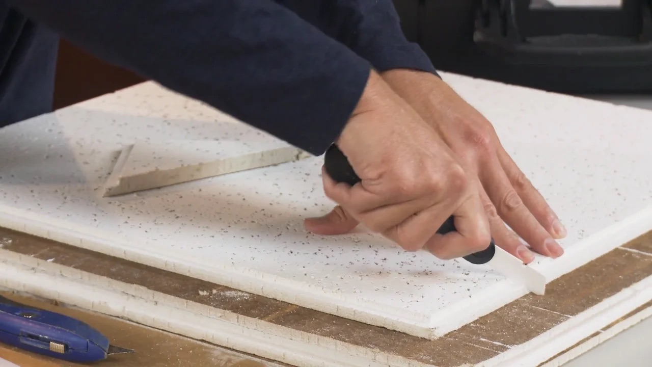 How To Cut Ceiling Tile