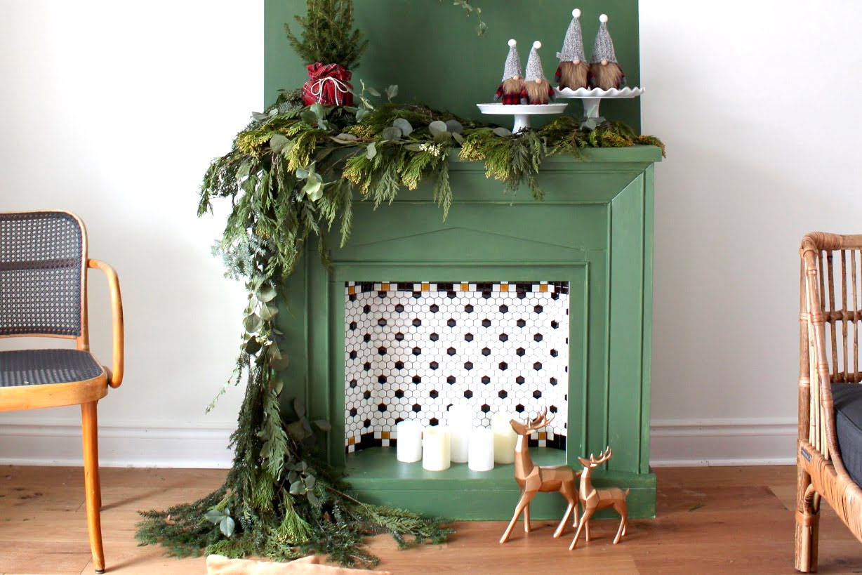 How To Decorate A Fake Fireplace