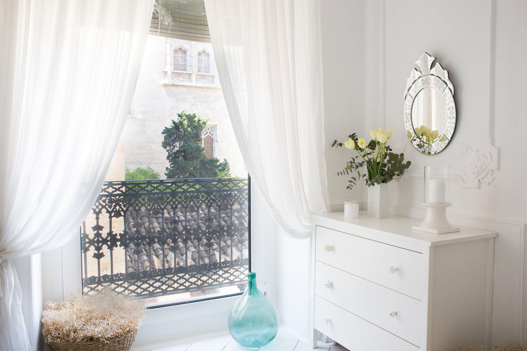 How To Decorate Plain Curtains