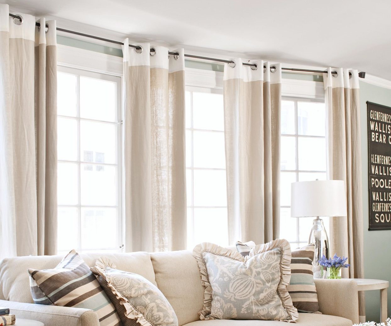 How To Do Curtains For 3 Windows