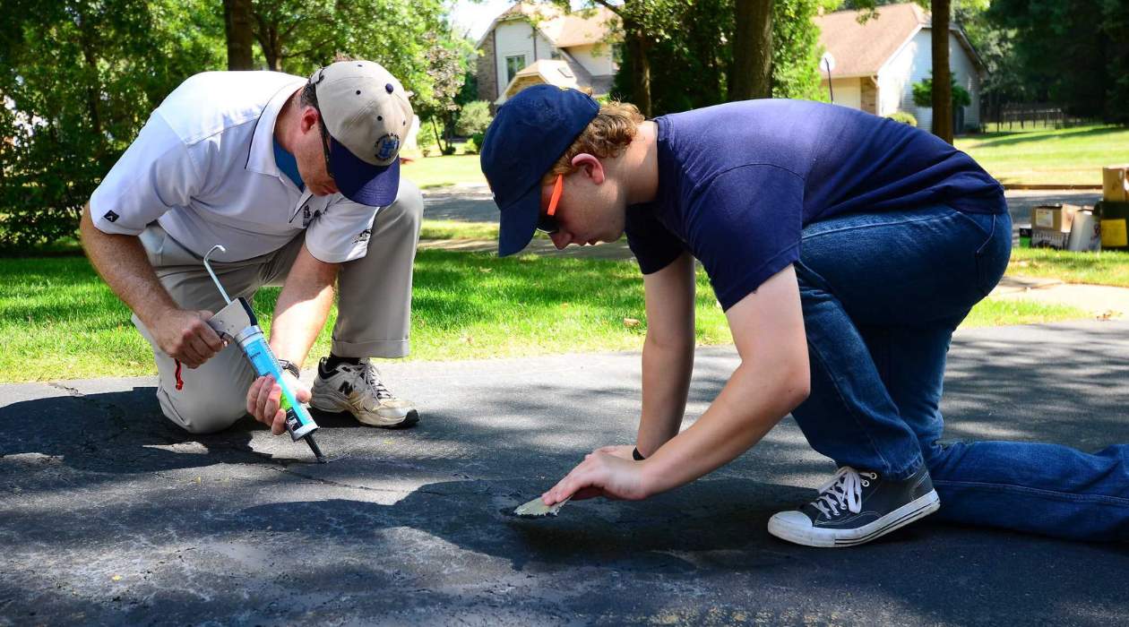 How To Fix A Hole In An Asphalt Driveway