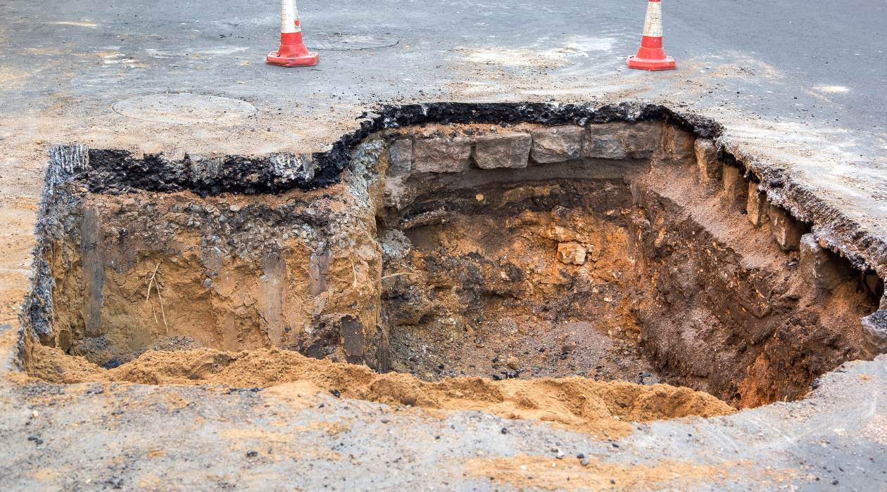 How To Fix A Sinkhole In The Driveway