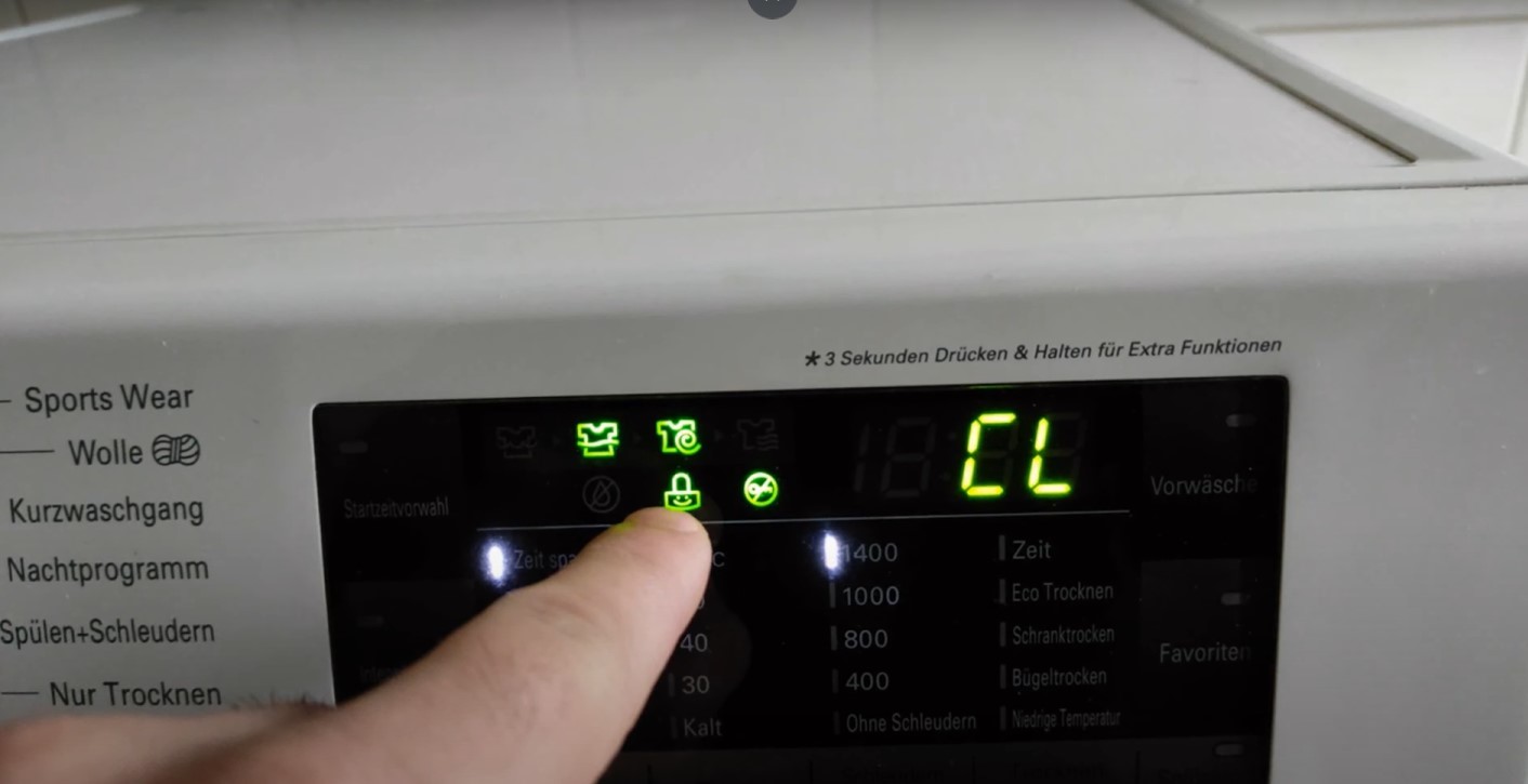 What Does Cl Mean On LG Washing Machine