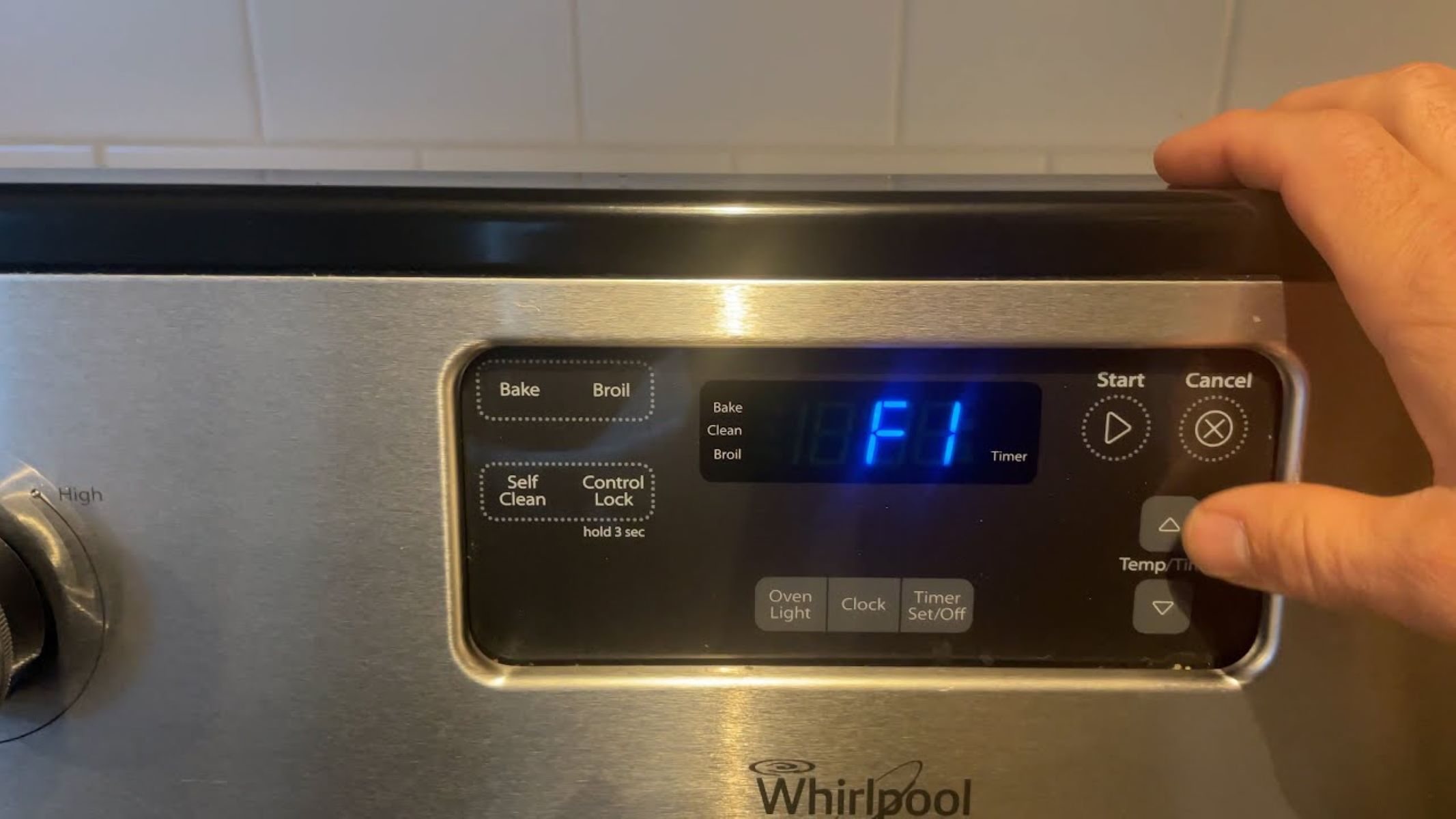 How To Fix The Error Code F1 For Whirlpool Oven & Range