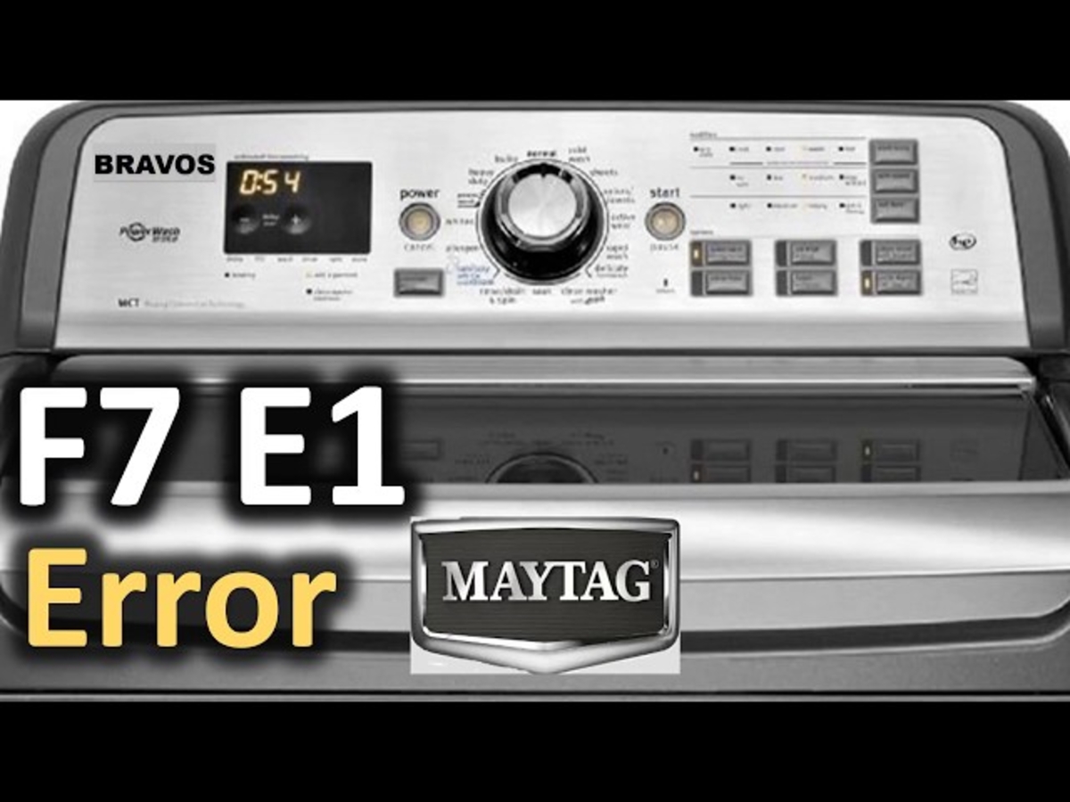 How To Fix The Error Code F7-E1 For Maytag Oven