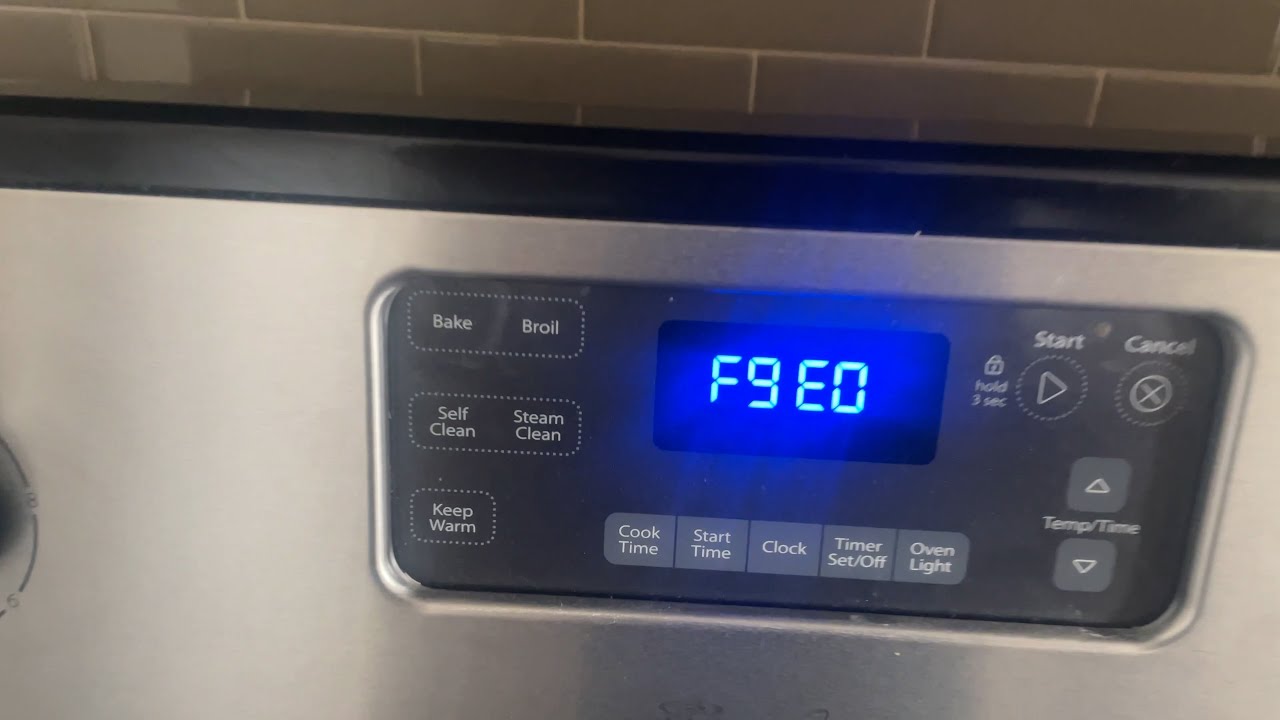 How To Fix The Error Code F9 For Maytag Oven