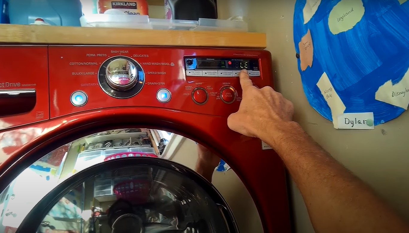 How To Fix The Error Code LE For LG Washing Machine