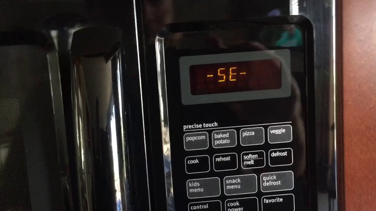 How To Fix The Error Code SE Or 5E For Maytag Microwave